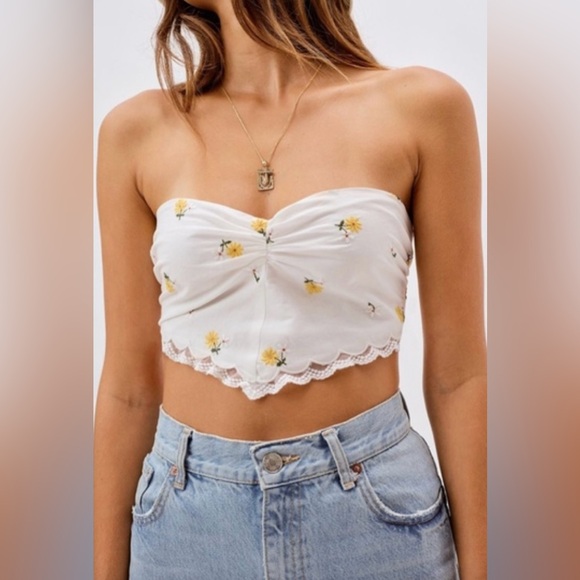 For love and lemons bandeau top size medium - Picture 3 of 8